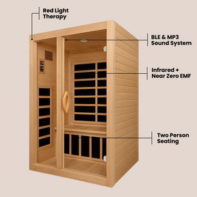 The Ultra Indoor Infrared Sauna - 2 Person