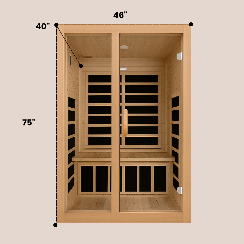 The Ultra Indoor Infrared Sauna - 2 Person