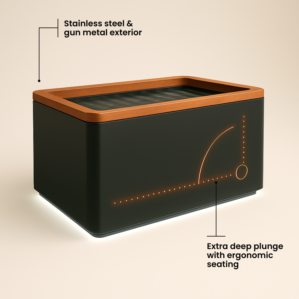 Stealth Luxe Cedar Cold Plunge