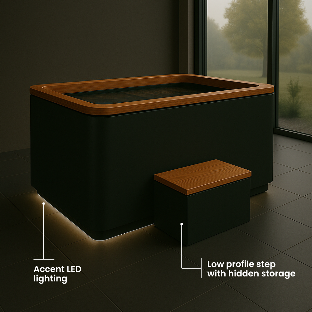 Stealth Luxe Cedar Cold Plunge