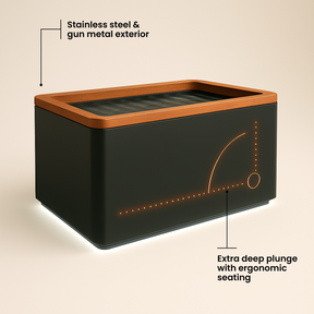 Stealth Luxe Cedar Cold Plunge