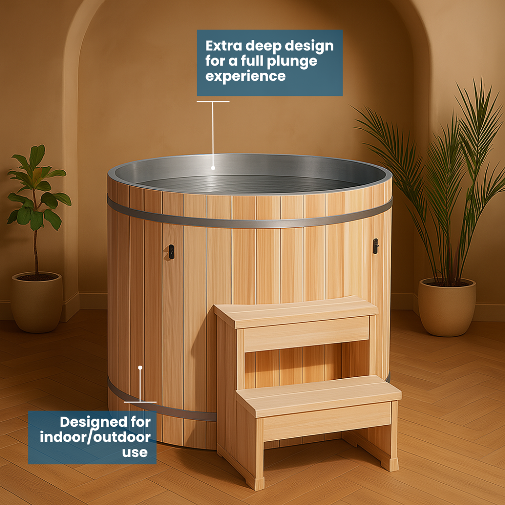 Barrel Cold Plunge - Stainless