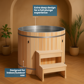 Barrel Cold Plunge - Stainless