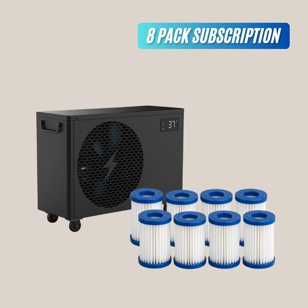 SLIMX Chiller Filter 1HP (8 Pack) - Commercial Monthly Subscription